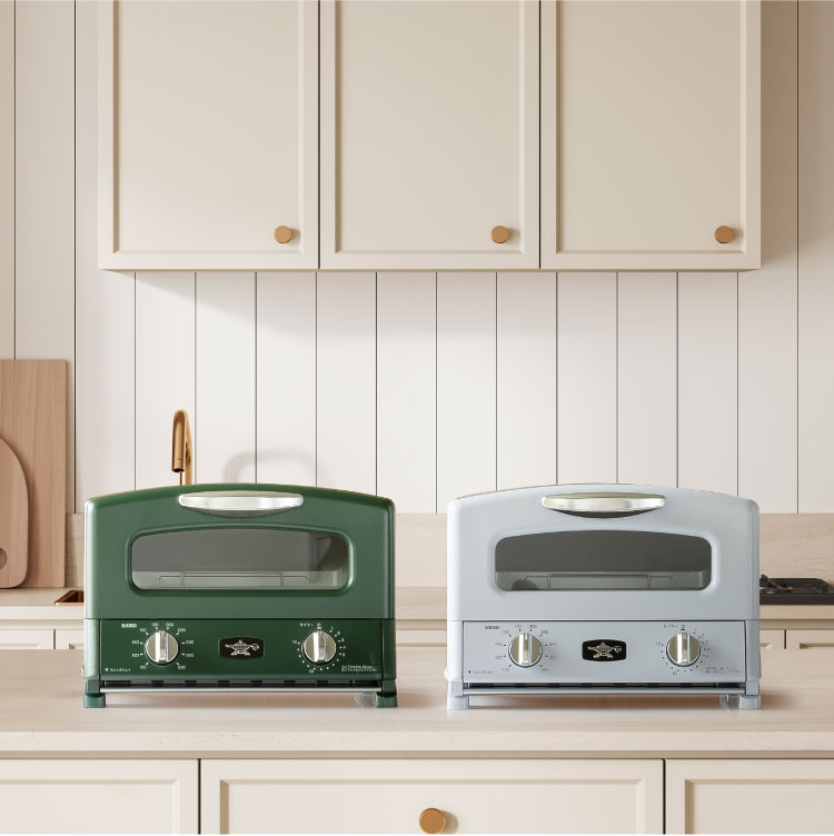 Aladdin グラファイトトースター 4枚焼き　グリーン　新品未使用 Amazon | Aladdin (アラジン) 新グラファイト グリル