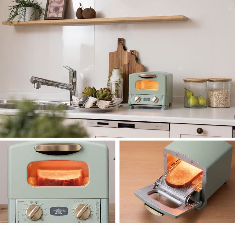 クリーム色 コンパクトトースター　アラジン グラファイト グラファイトトースター（1枚焼き） | Aladdin（アラジン）公式サイト