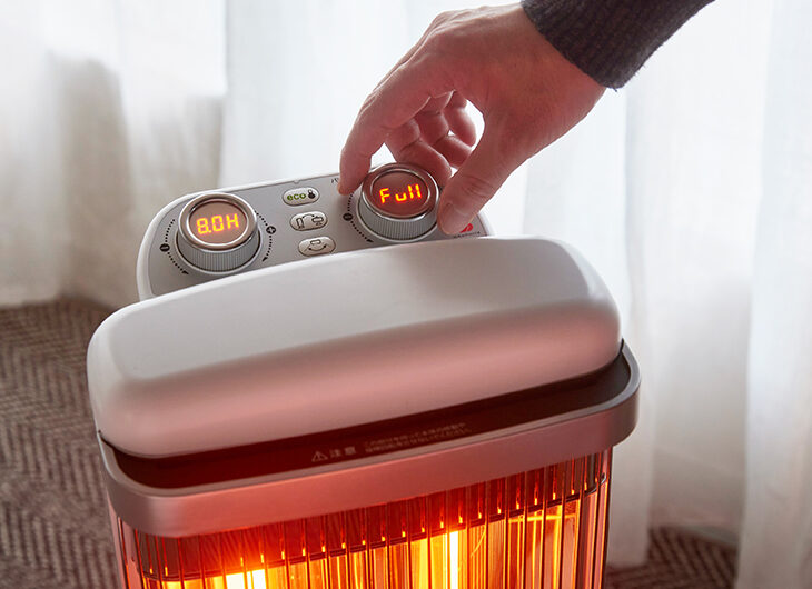 冷暖房/空調 電気ヒーター 遠赤グラファイトヒーター（2灯管） | Aladdin（アラジン）公式サイト
