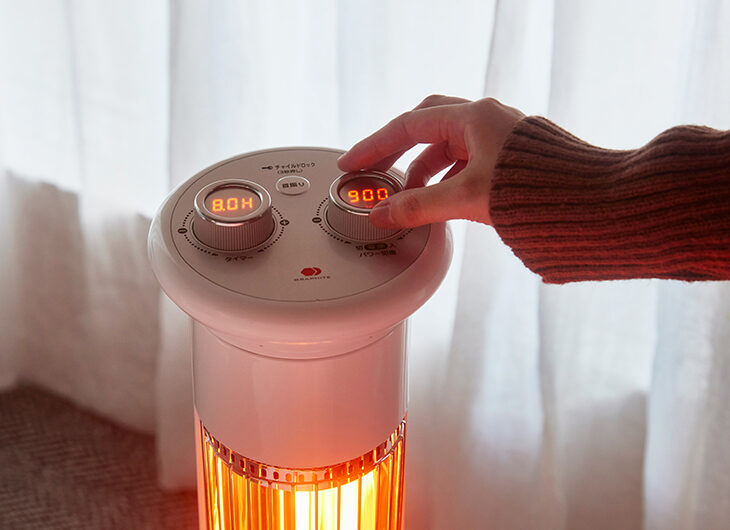 冷暖房/空調 電気ヒーター 遠赤グラファイトヒーター（1灯管） | Aladdin（アラジン）公式サイト